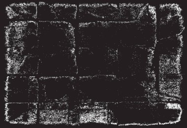 Grunge siyah ve beyaz kentsel vektör doku şablon. Karanlık dağınık toz sıkıntı arka plan kaplaması. Gürültü ve tahıl ile soyut noktalı, çizik, Vintage efekti oluşturmak kolay. Yaşlanma tasarım öğesi