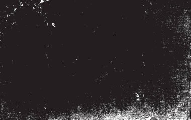 Grunge siyah ve beyaz kentsel vektör doku şablon. Karanlık dağınık toz sıkıntı arka plan kaplaması. Gürültü ve tahıl ile soyut noktalı, çizik, Vintage efekti oluşturmak kolay. Yaşlanma tasarım öğesi