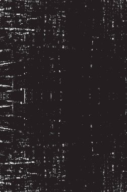 Grunge siyah ve beyaz kentsel vektör doku şablon. Karanlık dağınık toz sıkıntı arka plan kaplaması. Gürültü ve tahıl ile soyut noktalı, çizik, Vintage efekti oluşturmak kolay. Yaşlanma tasarım öğesi