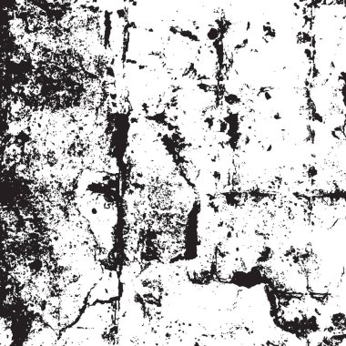 Grunge siyah ve beyaz kentsel vektör doku şablon. Karanlık dağınık toz sıkıntı arka plan kaplaması. Gürültü ve tahıl ile soyut noktalı, çizik, Vintage efekti oluşturmak kolay. Yaşlanma tasarım öğesi