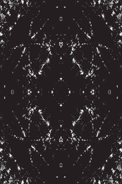 Grunge siyah ve beyaz kentsel vektör doku şablon. Karanlık dağınık toz sıkıntı arka plan kaplaması. Gürültü ve tahıl ile soyut noktalı, çizik, Vintage efekti oluşturmak kolay. Yaşlanma tasarım öğesi