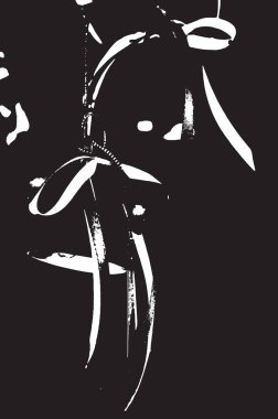 Grunge siyah ve beyaz kentsel vektör doku şablon. Karanlık dağınık toz sıkıntı arka plan kaplaması. Gürültü ve tahıl ile soyut noktalı, çizik, Vintage efekti oluşturmak kolay. Yaşlanma tasarım öğesi