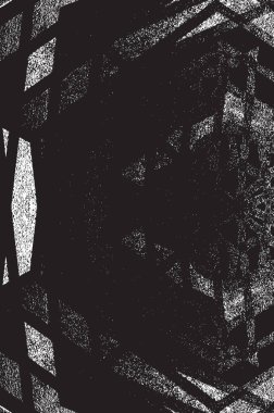 Grunge siyah ve beyaz kentsel vektör doku şablon. Karanlık dağınık toz sıkıntı arka plan kaplaması. Gürültü ve tahıl ile soyut noktalı, çizik, Vintage efekti oluşturmak kolay. Yaşlanma tasarım öğesi