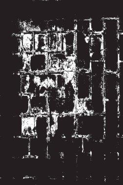 Grunge siyah ve beyaz kentsel vektör doku şablon. Karanlık dağınık toz sıkıntı arka plan kaplaması. Gürültü ve tahıl ile soyut noktalı, çizik, Vintage efekti oluşturmak kolay. Yaşlanma tasarım öğesi