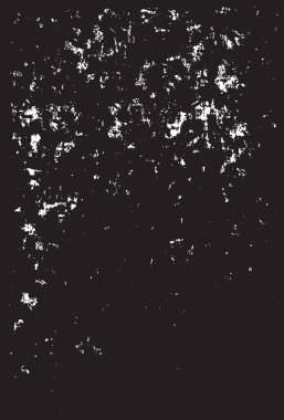 Grunge siyah ve beyaz kentsel vektör doku şablon. Karanlık dağınık toz sıkıntı arka plan kaplaması. Gürültü ve tahıl ile soyut noktalı, çizik, Vintage efekti oluşturmak kolay. Yaşlanma tasarım öğesi