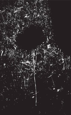 Grunge siyah ve beyaz kentsel vektör doku şablon. Karanlık dağınık toz sıkıntı arka plan kaplaması. Gürültü ve tahıl ile soyut noktalı, çizik, Vintage efekti oluşturmak kolay. Yaşlanma tasarım öğesi