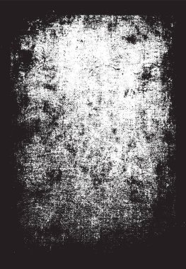 Grunge siyah ve beyaz kentsel vektör doku şablon. Karanlık dağınık toz sıkıntı arka plan kaplaması. Gürültü ve tahıl ile soyut noktalı, çizik, Vintage efekti oluşturmak kolay. Yaşlanma tasarım öğesi