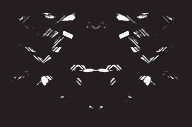 Grunge siyah ve beyaz kentsel vektör doku şablon. Karanlık dağınık toz sıkıntı arka plan kaplaması. Gürültü ve tahıl ile soyut noktalı, çizik, Vintage efekti oluşturmak kolay. Yaşlanma tasarım öğesi