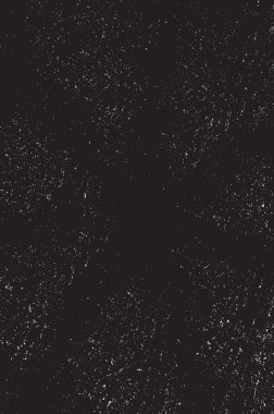 Grunge siyah ve beyaz kentsel vektör doku şablon. Karanlık dağınık toz sıkıntı arka plan kaplaması. Gürültü ve tahıl ile soyut noktalı, çizik, Vintage efekti oluşturmak kolay. Yaşlanma tasarım öğesi