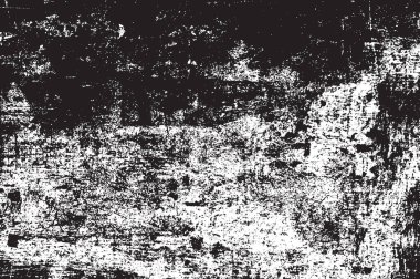 Grunge siyah ve beyaz kentsel vektör doku şablon. Karanlık dağınık toz sıkıntı arka plan kaplaması. Gürültü ve tahıl ile soyut noktalı, çizik, Vintage efekti oluşturmak kolay. Yaşlanma tasarım öğesi