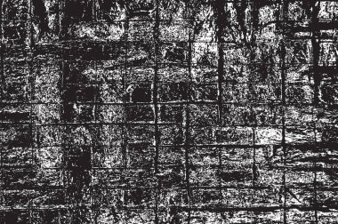 Grunge siyah ve beyaz kentsel vektör doku şablon. Karanlık dağınık toz sıkıntı arka plan kaplaması. Gürültü ve tahıl ile soyut noktalı, çizik, Vintage efekti oluşturmak kolay. Yaşlanma tasarım öğesi