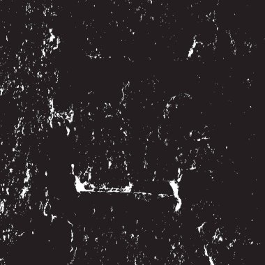 Grunge siyah ve beyaz kentsel vektör doku şablon. Karanlık dağınık toz sıkıntı arka plan kaplaması. Gürültü ve tahıl ile soyut noktalı, çizik, Vintage efekti oluşturmak kolay. Yaşlanma tasarım öğesi