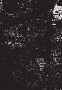 Grunge siyah ve beyaz kentsel vektör doku şablon. Karanlık dağınık toz sıkıntı arka plan kaplaması. Gürültü ve tahıl ile soyut noktalı, çizik, Vintage efekti oluşturmak kolay. Yaşlanma tasarım öğesi