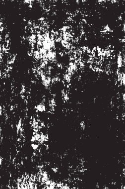 Grunge siyah ve beyaz kentsel vektör doku şablon. Karanlık dağınık toz sıkıntı arka plan kaplaması. Gürültü ve tahıl ile soyut noktalı, çizik, Vintage efekti oluşturmak kolay. Yaşlanma tasarım öğesi