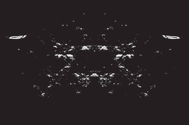 Grunge siyah ve beyaz kentsel vektör doku şablon. Karanlık dağınık toz sıkıntı arka plan kaplaması. Gürültü ve tahıl ile soyut noktalı, çizik, Vintage efekti oluşturmak kolay. Yaşlanma tasarım öğesi