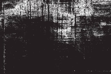 Grunge siyah ve beyaz kentsel vektör doku şablon. Karanlık dağınık toz sıkıntı arka plan kaplaması. Gürültü ve tahıl ile soyut noktalı, çizik, Vintage efekti oluşturmak kolay. Yaşlanma tasarım öğesi