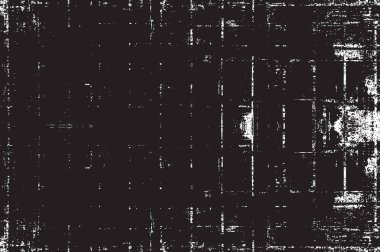 Grunge siyah ve beyaz kentsel vektör doku şablon. Karanlık dağınık toz sıkıntı arka plan kaplaması. Gürültü ve tahıl ile soyut noktalı, çizik, Vintage efekti oluşturmak kolay. Yaşlanma tasarım öğesi