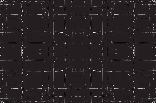 Grunge Black White Urban Vector Texture Template Sovrapposizione Polvere Disordinata — Vettoriale Stock