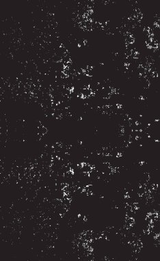 Grunge siyah ve beyaz kentsel vektör doku şablon. Karanlık dağınık toz sıkıntı arka plan kaplaması. Gürültü ve tahıl ile soyut noktalı, çizik, Vintage efekti oluşturmak kolay. Yaşlanma tasarım öğesi