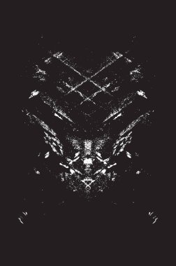 Grunge siyah ve beyaz kentsel vektör doku şablon. Karanlık dağınık toz sıkıntı arka plan kaplaması. Gürültü ve tahıl ile soyut noktalı, çizik, Vintage efekti oluşturmak kolay. Yaşlanma tasarım öğesi