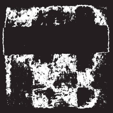 Grunge siyah ve beyaz kentsel vektör doku şablon. Karanlık dağınık toz sıkıntı arka plan kaplaması. Gürültü ve tahıl ile soyut noktalı, çizik, Vintage efekti oluşturmak kolay. Yaşlanma tasarım öğesi