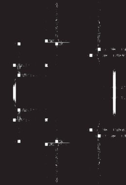 Grunge siyah ve beyaz kentsel vektör doku şablon. Karanlık dağınık toz sıkıntı arka plan kaplaması. Gürültü ve tahıl ile soyut noktalı, çizik, Vintage efekti oluşturmak kolay. Yaşlanma tasarım öğesi