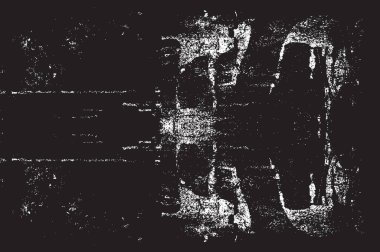 Grunge siyah ve beyaz kentsel vektör doku şablon. Karanlık dağınık toz sıkıntı arka plan kaplaması. Gürültü ve tahıl ile soyut noktalı, çizik, Vintage efekti oluşturmak kolay. Yaşlanma tasarım öğesi