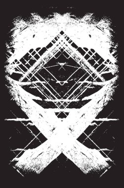 Grunge siyah ve beyaz kentsel vektör doku şablon. Karanlık dağınık toz sıkıntı arka plan kaplaması. Gürültü ve tahıl ile soyut noktalı, çizik, Vintage efekti oluşturmak kolay. Yaşlanma tasarım öğesi