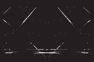 Grunge siyah ve beyaz kentsel vektör doku şablon. Karanlık dağınık toz sıkıntı arka plan kaplaması. Gürültü ve tahıl ile soyut noktalı, çizik, Vintage efekti oluşturmak kolay. Yaşlanma tasarım öğesi