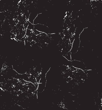 Grunge siyah ve beyaz kentsel vektör doku şablon. Karanlık dağınık toz sıkıntı arka plan kaplaması. Gürültü ve tahıl ile soyut noktalı, çizik, Vintage efekti oluşturmak kolay. Yaşlanma tasarım öğesi