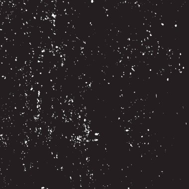 Grunge siyah ve beyaz kentsel vektör doku şablon. Karanlık dağınık toz sıkıntı arka plan kaplaması. Gürültü ve tahıl ile soyut noktalı, çizik, Vintage efekti oluşturmak kolay. Yaşlanma tasarım öğesi