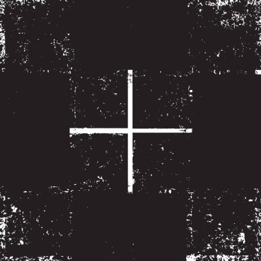 Grunge siyah ve beyaz kentsel vektör doku şablon. Karanlık dağınık toz sıkıntı arka plan kaplaması. Gürültü ve tahıl ile soyut noktalı, çizik, Vintage efekti oluşturmak kolay. Yaşlanma tasarım öğesi