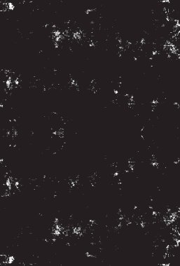 Grunge siyah ve beyaz kentsel vektör doku şablon. Karanlık dağınık toz sıkıntı arka plan kaplaması. Gürültü ve tahıl ile soyut noktalı, çizik, Vintage efekti oluşturmak kolay. Yaşlanma tasarım öğesi