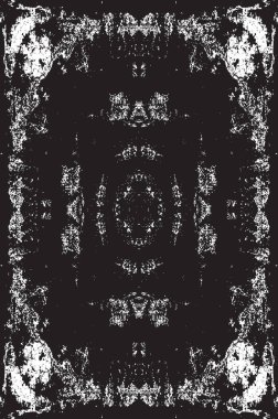 Grunge siyah ve beyaz kentsel vektör doku şablon. Karanlık dağınık toz sıkıntı arka plan kaplaması. Gürültü ve tahıl ile soyut noktalı, çizik, Vintage efekti oluşturmak kolay. Yaşlanma tasarım öğesi