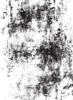 Grunge siyah ve beyaz kentsel vektör doku şablon. Karanlık dağınık toz sıkıntı arka plan kaplaması. Gürültü ve tahıl ile soyut noktalı, çizik, Vintage efekti oluşturmak kolay. Yaşlanma tasarım öğesi