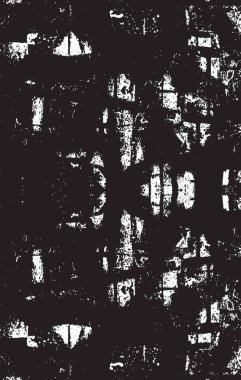 Grunge siyah ve beyaz kentsel vektör doku şablon. Karanlık dağınık toz sıkıntı arka plan kaplaması. Gürültü ve tahıl ile soyut noktalı, çizik, Vintage efekti oluşturmak kolay. Yaşlanma tasarım öğesi