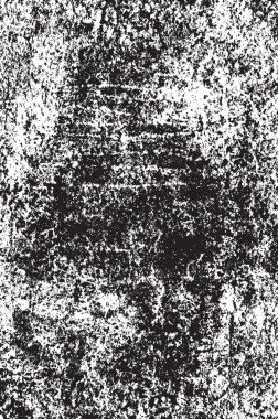 Grunge siyah ve beyaz kentsel vektör doku şablon. Karanlık dağınık toz sıkıntı arka plan kaplaması. Gürültü ve tahıl ile soyut noktalı, çizik, Vintage efekti oluşturmak kolay. Yaşlanma tasarım öğesi