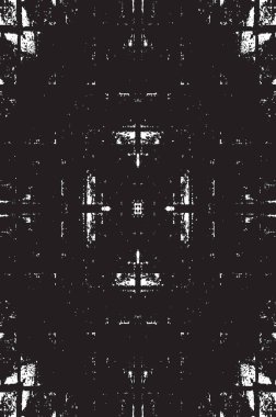 Grunge siyah ve beyaz kentsel vektör doku şablon. Karanlık dağınık toz sıkıntı arka plan kaplaması. Gürültü ve tahıl ile soyut noktalı, çizik, Vintage efekti oluşturmak kolay. Yaşlanma tasarım öğesi