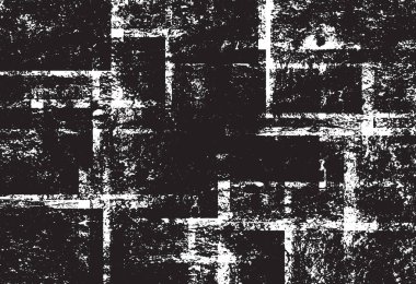 Grunge siyah ve beyaz kentsel vektör doku şablon. Karanlık dağınık toz sıkıntı arka plan kaplaması. Gürültü ve tahıl ile soyut noktalı, çizik, Vintage efekti oluşturmak kolay. Yaşlanma tasarım öğesi