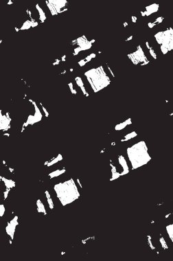 Grunge siyah ve beyaz kentsel vektör doku şablon. Karanlık dağınık toz sıkıntı arka plan kaplaması. Gürültü ve tahıl ile soyut noktalı, çizik, Vintage efekti oluşturmak kolay. Yaşlanma tasarım öğesi