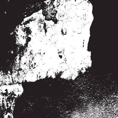 Grunge siyah ve beyaz kentsel vektör doku şablon. Karanlık dağınık toz sıkıntı arka plan kaplaması. Gürültü ve tahıl ile soyut noktalı, çizik, Vintage efekti oluşturmak kolay. Yaşlanma tasarım öğesi