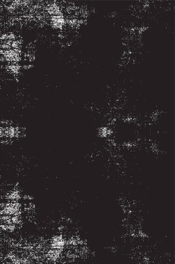 Grunge siyah ve beyaz kentsel vektör doku şablon. Karanlık dağınık toz sıkıntı arka plan kaplaması. Gürültü ve tahıl ile soyut noktalı, çizik, Vintage efekti oluşturmak kolay. Yaşlanma tasarım öğesi