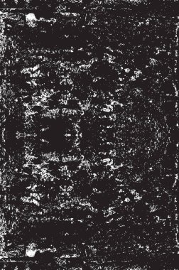 Grunge siyah ve beyaz kentsel vektör doku şablon. Karanlık dağınık toz sıkıntı arka plan kaplaması. Gürültü ve tahıl ile soyut noktalı, çizik, Vintage efekti oluşturmak kolay. Yaşlanma tasarım öğesi