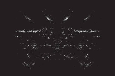 Grunge siyah ve beyaz kentsel vektör doku şablon. Karanlık dağınık toz sıkıntı arka plan kaplaması. Gürültü ve tahıl ile soyut noktalı, çizik, Vintage efekti oluşturmak kolay. Yaşlanma tasarım öğesi