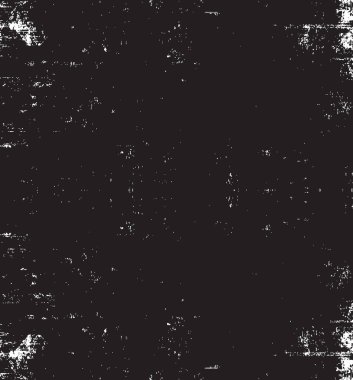 Grunge siyah ve beyaz kentsel vektör doku şablon. Karanlık dağınık toz sıkıntı arka plan kaplaması. Gürültü ve tahıl ile soyut noktalı, çizik, Vintage efekti oluşturmak kolay. Yaşlanma tasarım öğesi
