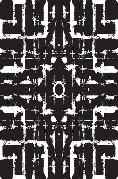 Grunge Black White Urban Vector Texture Template Sovrapposizione Polvere Disordinata — Vettoriale Stock