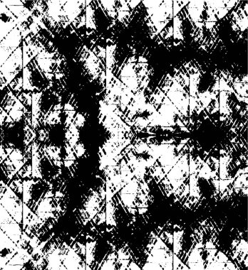 Grunge siyah ve beyaz kentsel vektör doku şablon. Karanlık dağınık toz sıkıntı arka plan kaplaması. Gürültü ve tahıl ile soyut noktalı, çizik, Vintage efekti oluşturmak kolay. Yaşlanma tasarım öğesi