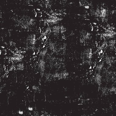 Grunge siyah ve beyaz kentsel vektör doku şablon. Karanlık dağınık toz sıkıntı arka plan kaplaması. Gürültü ve tahıl ile soyut noktalı, çizik, Vintage efekti oluşturmak kolay. Yaşlanma tasarım öğesi