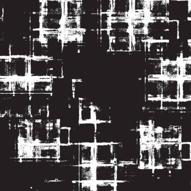 Grunge siyah ve beyaz kentsel vektör doku şablon. Karanlık dağınık toz sıkıntı arka plan kaplaması. Gürültü ve tahıl ile soyut noktalı, çizik, Vintage efekti oluşturmak kolay. Yaşlanma tasarım öğesi