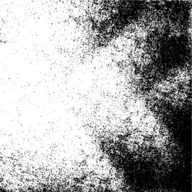 Grunge siyah ve beyaz kentsel vektör doku şablon. Karanlık dağınık toz sıkıntı arka plan kaplaması. Gürültü ve tahıl ile soyut noktalı, çizik, Vintage efekti oluşturmak kolay. Yaşlanma tasarım öğesi